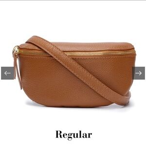Elie Beaumont Tan Crossbody Belt Bag